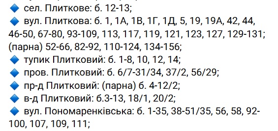 свет отключат в Индустриальном районе Харкова в субботу