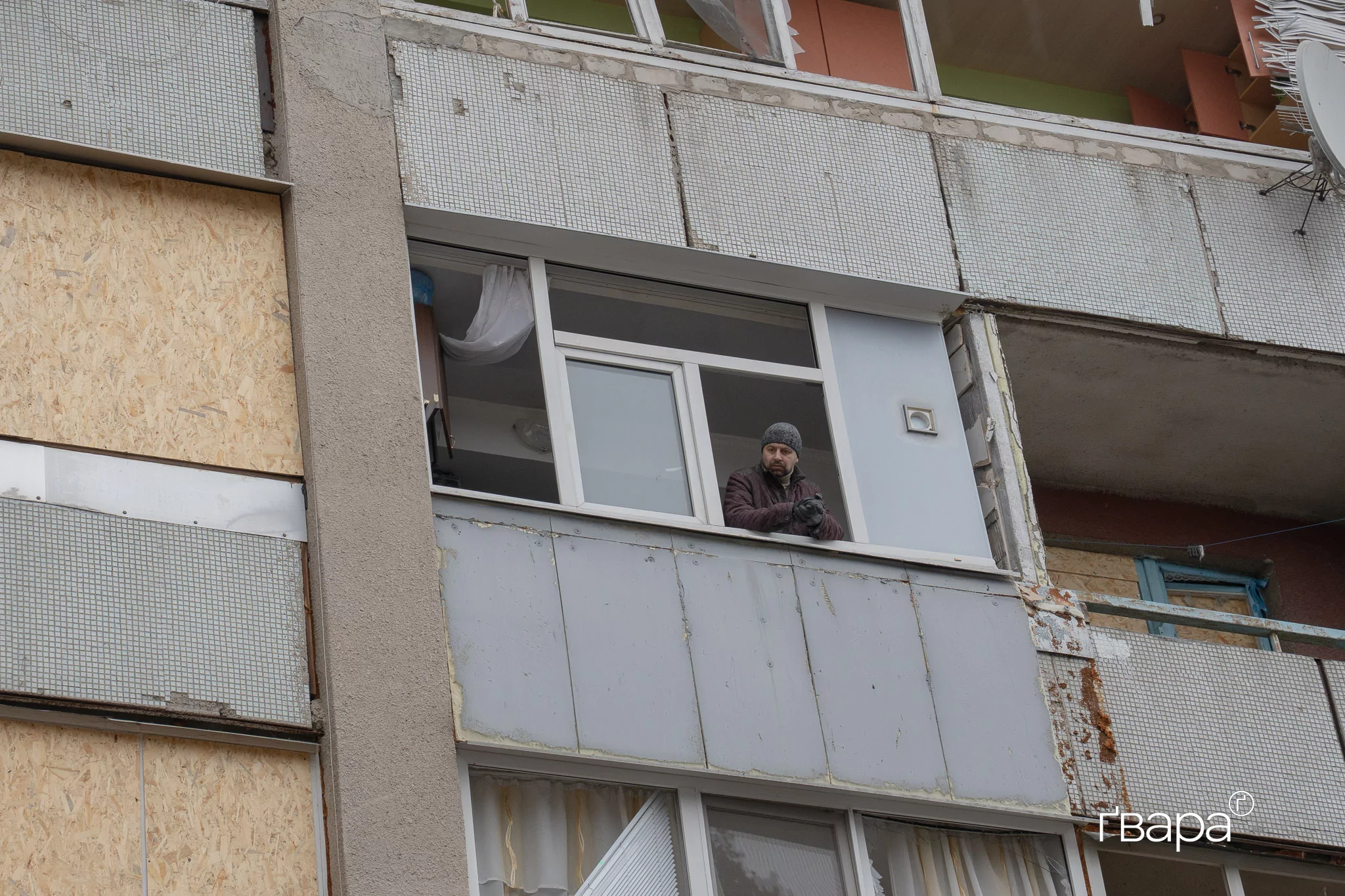 Василь Каболінець під час інтерв'ю