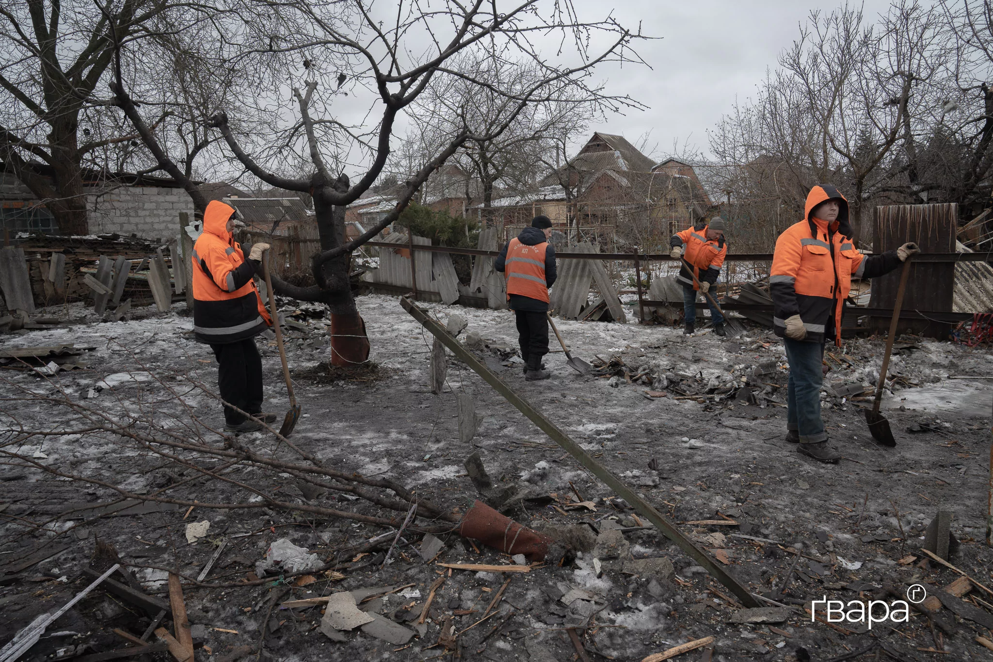 Руйнування після вибуху