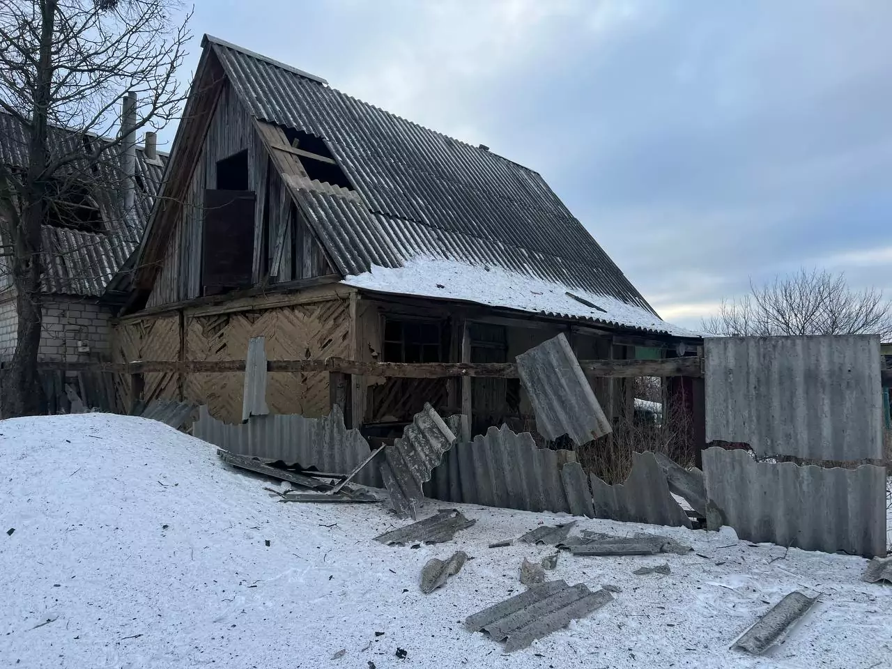 Наслідки обстрілів на Харківщині, 9 лютого 2026 року