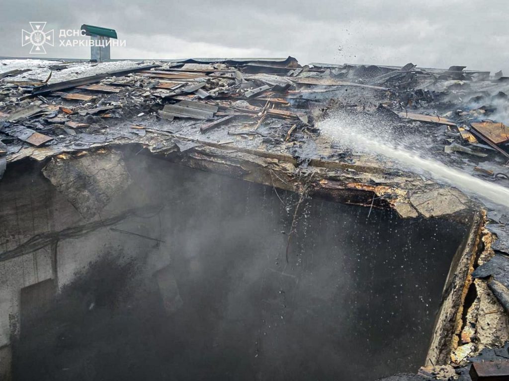 удар по ферме на Харьковщине