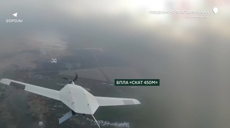 На Харківщині збили рідкісний російський БПЛА «Скат» вартістю $400 000 (відео)