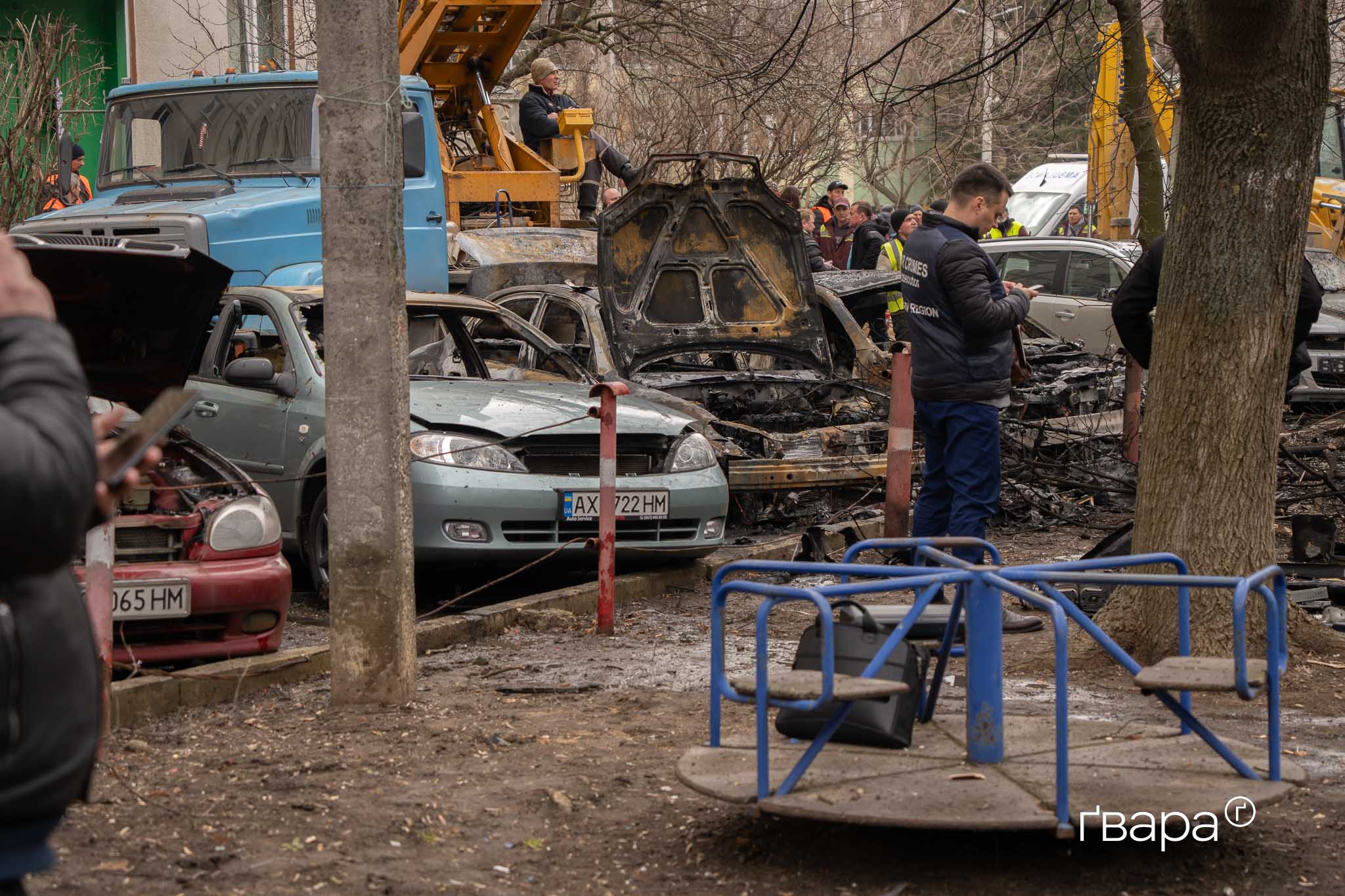 Наслідки обстрілу Холодногірського району
