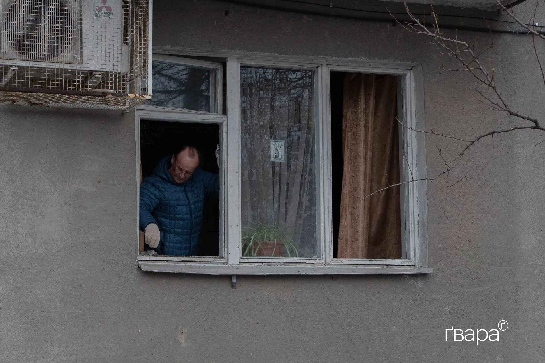 Наслідки влучання БпЛА у Шевченківському районі Харкова