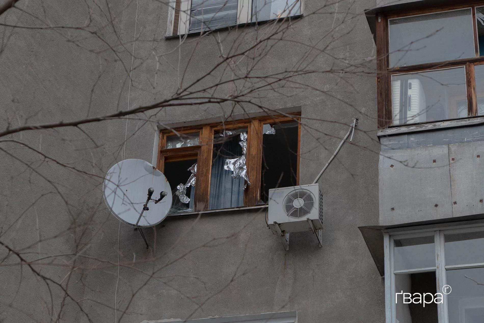 Наслідки влучання БпЛА у Шевченківському районі Харкова, 2 березня 2026 року