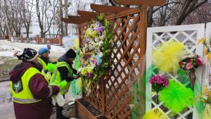 Напередодні 8 березня в Харкові відкрили романтичну фотозону (фото)