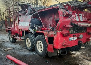 Шестеро рятувальників зазнали поранень під час обстрілу Харківщини