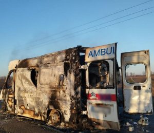 Двоє медиків загинули на Харківщині після удару російського FPV-дрона по швидкій допомозі