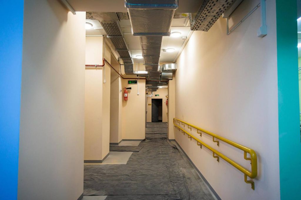 Підземна школа у Змієві — роботи всередині