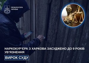 Харківського наркокур’єра засудили до дев’яти років — що саме він збував