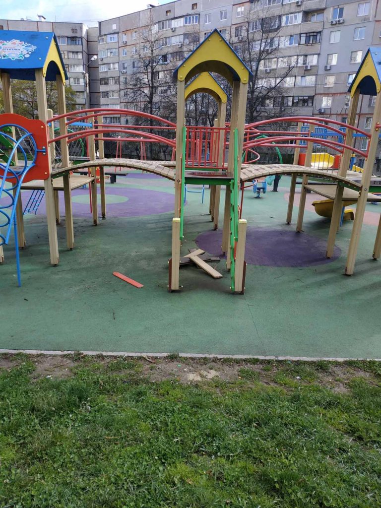 наслідки бурі в Харкові