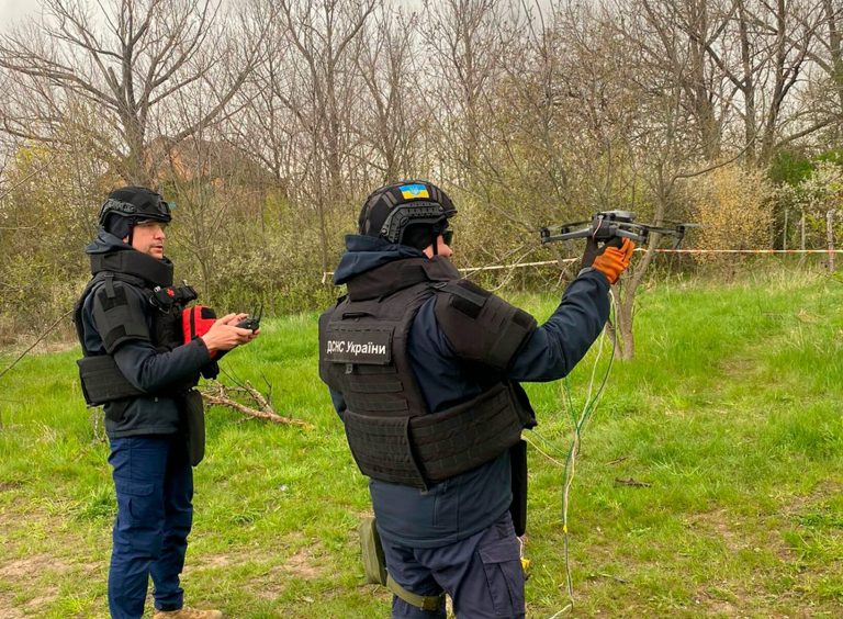 На Харківщині міну ліквідували сапери за допомогою безпілотника
