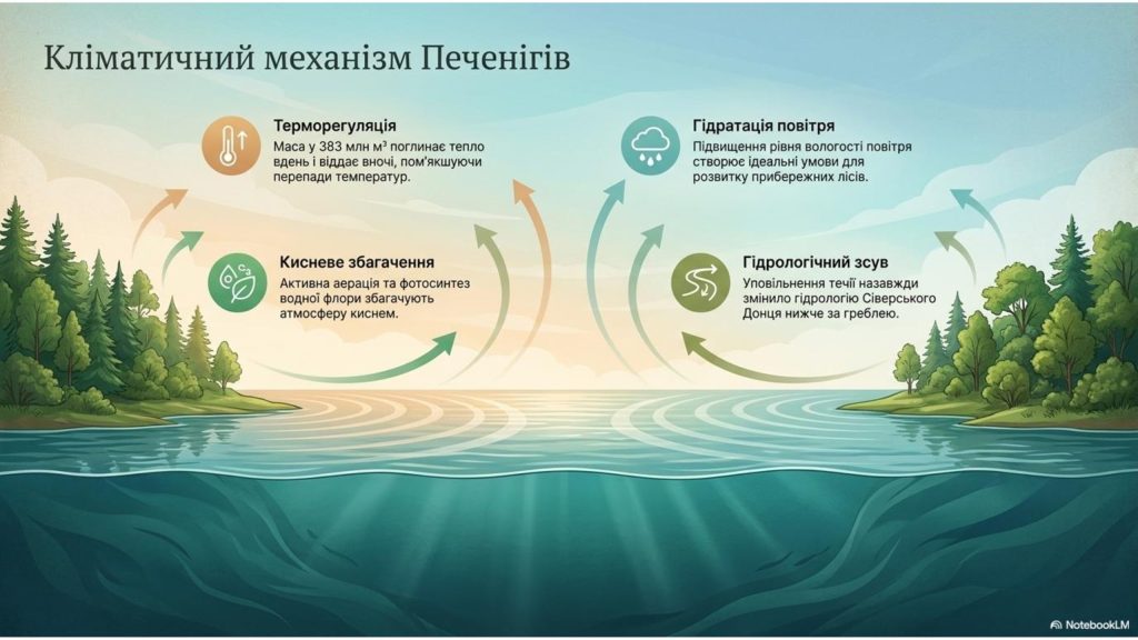 Лісополоса біля водосховища