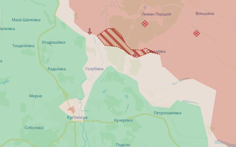 Російські сили здійснили просування в напрямку Куп’янська на Харківщині — DeepState