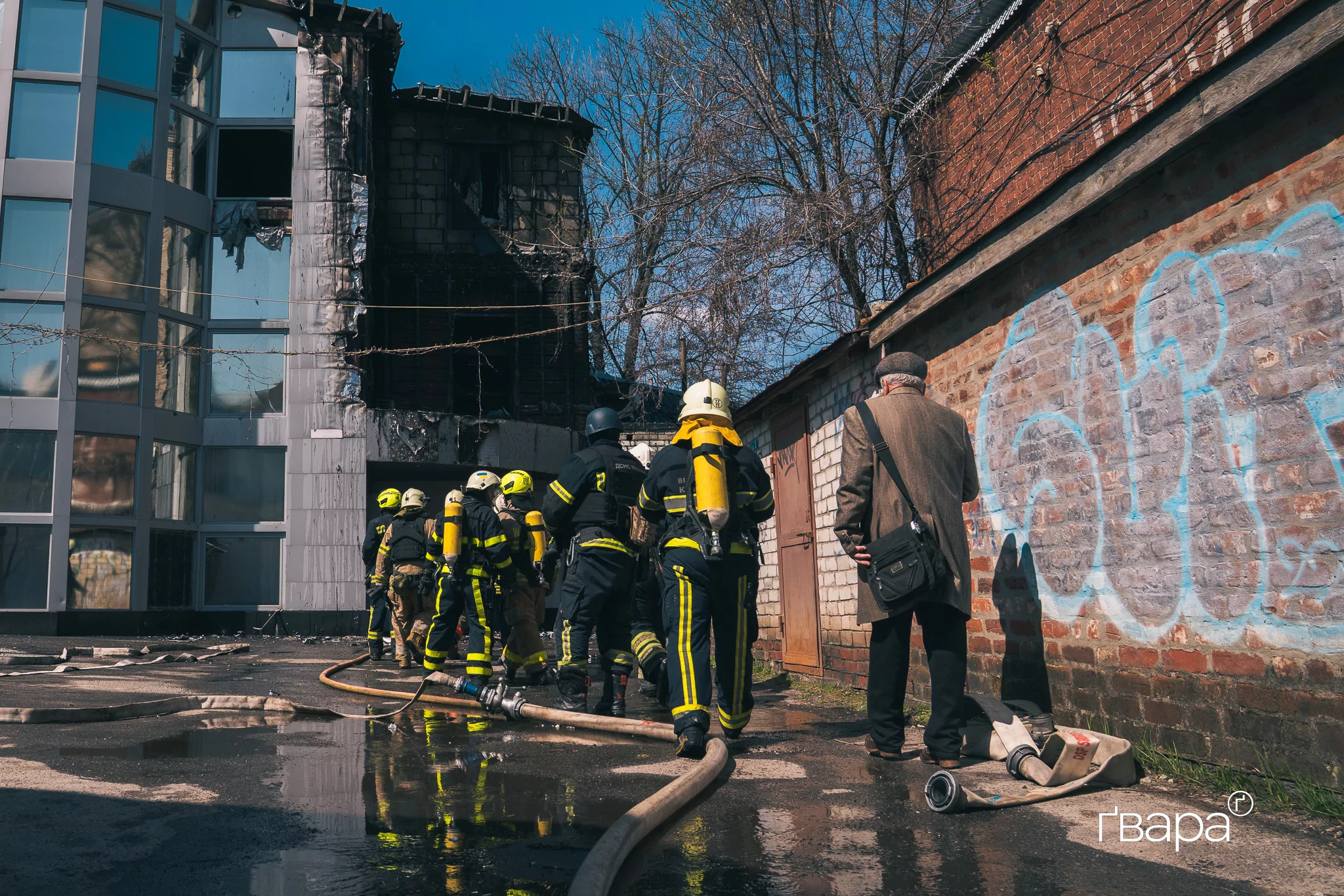 обстріл центру Харків