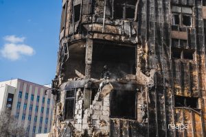 Фото: РФ уперше завдала удару по Харкову реактивними БПЛА «Герань-3»