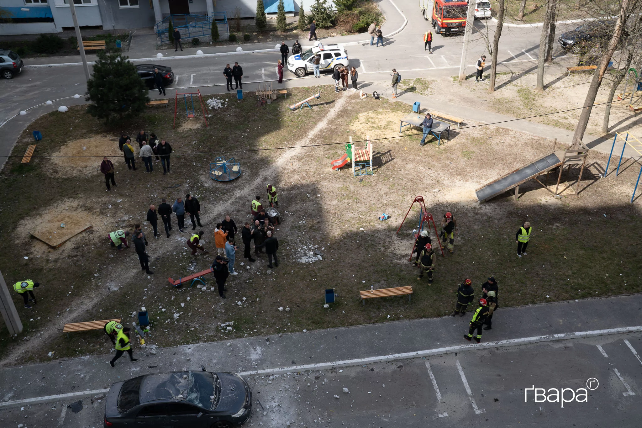 місце обстрілу Харків