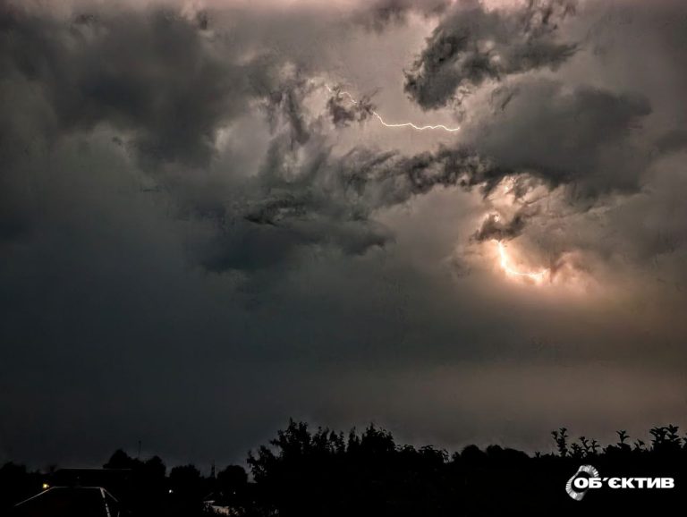 Увага: у Харкові та області до кінця доби очікуються сильний вітер і грози