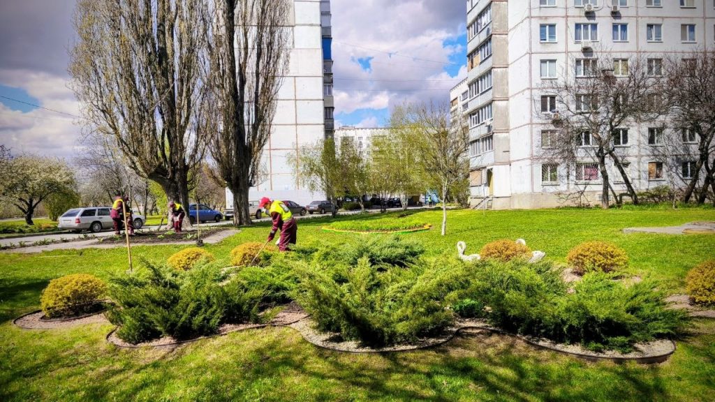 клумбы в Харькове