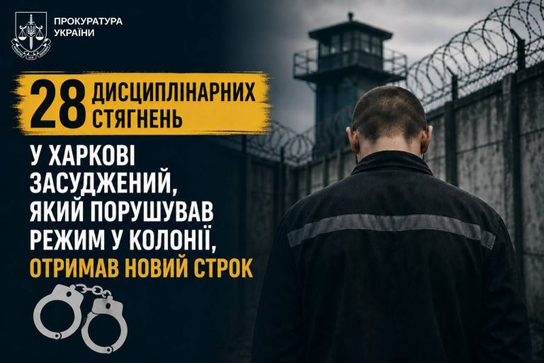 У харківській колонії ув’язненому додали термін за саботаж і лайку