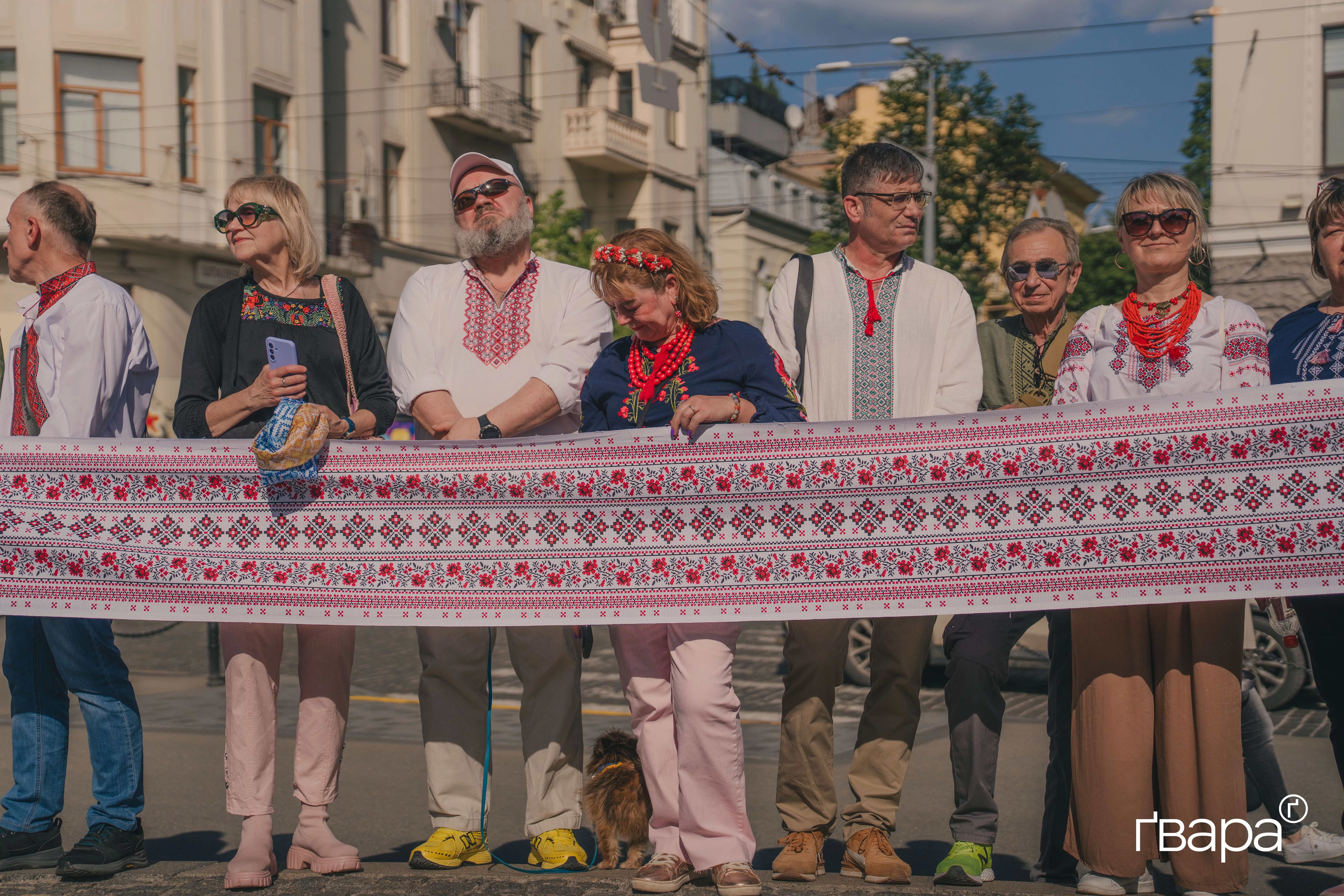 зображення до посту: «Це зв’язок з родом»: Харків’яни вийшли на ходу до Дня Вишиванки — фото