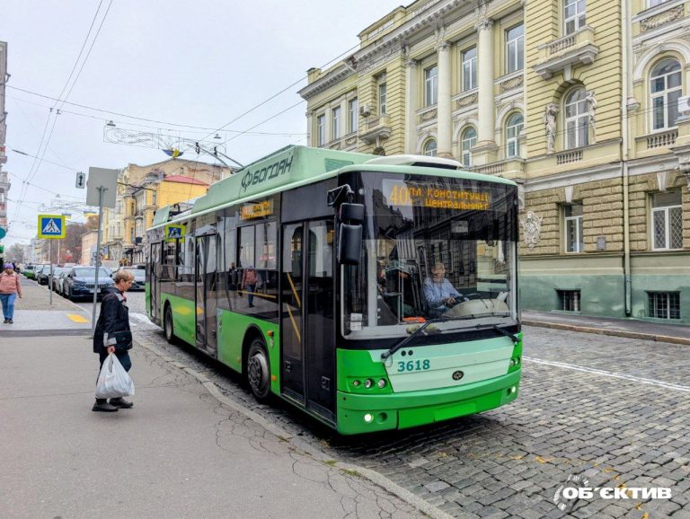Три харківські тролейбуси курсуватимуть за зміненими маршрутами у середу