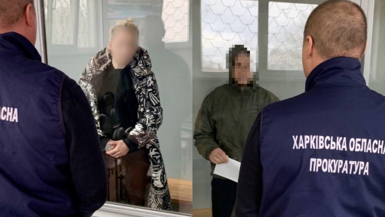 На Харківщині до суду передали чоловіка й вагітну жінку, підозрюваних у підпалі військових автомобілів