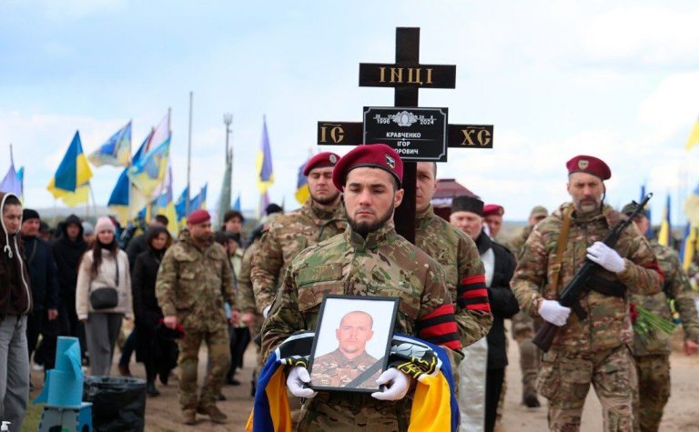 У Харкові попрощалися з поліцейським, якого два роки вважали зниклим безвісти