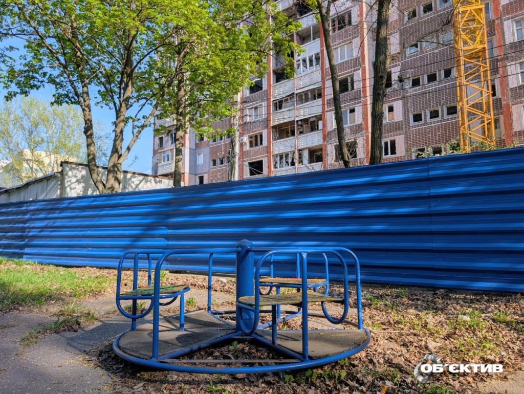 Роботи з відновлення на Північній Салтівці
