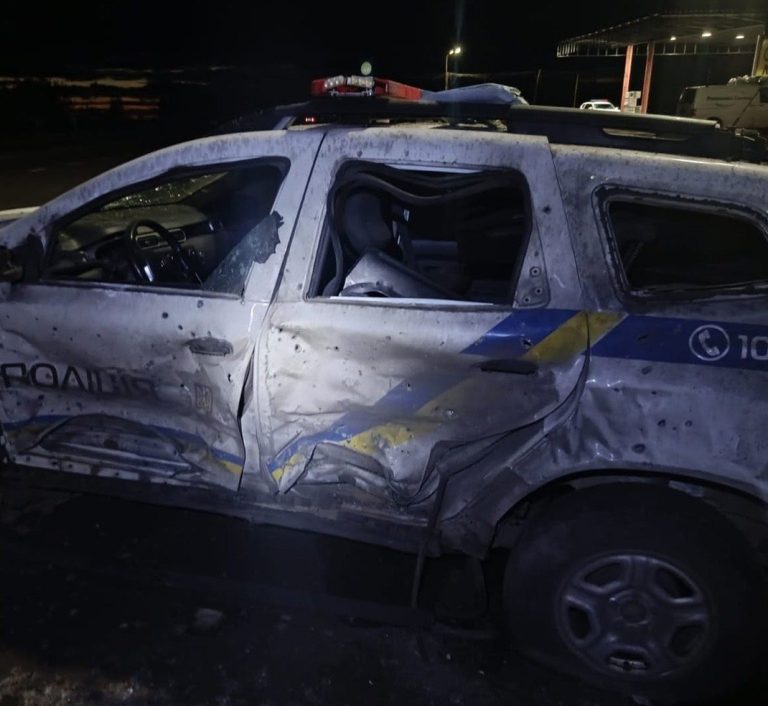 Двоє поліцейських зазнали поранень під час російського обстрілу на Харківщині