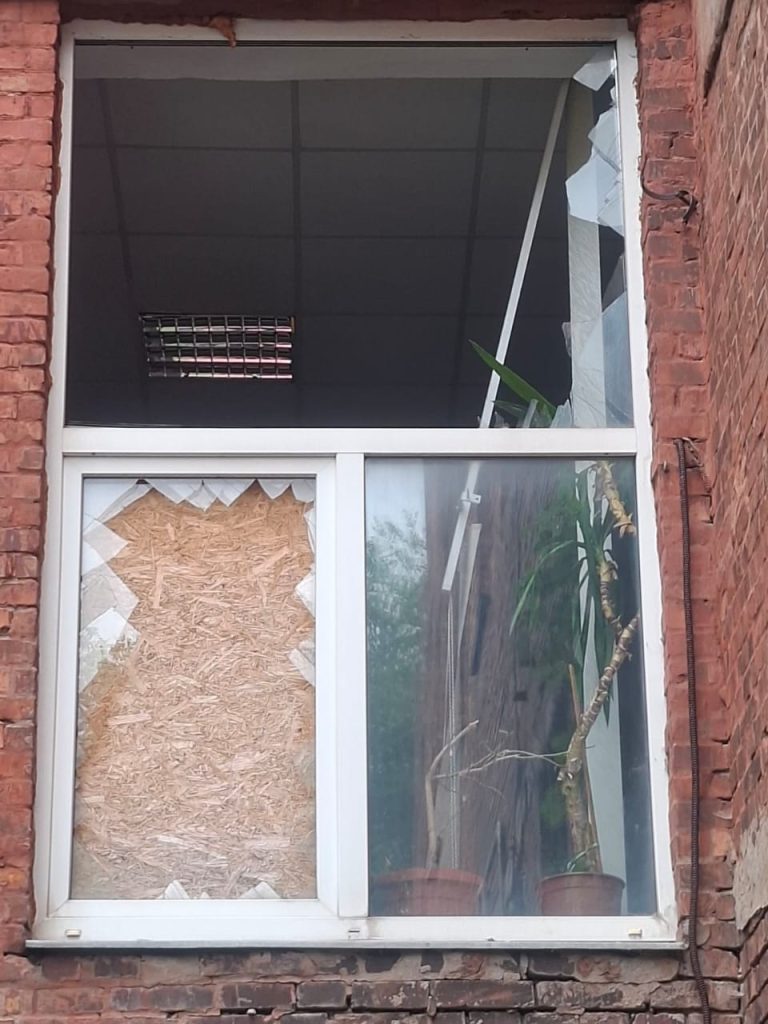 Коледж постраждав у Харкові внаслідок удару