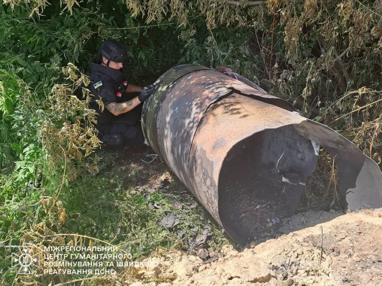 Фрагменти ракети «Іскандер‑М» вилучили сапери на Харківщині (фото)