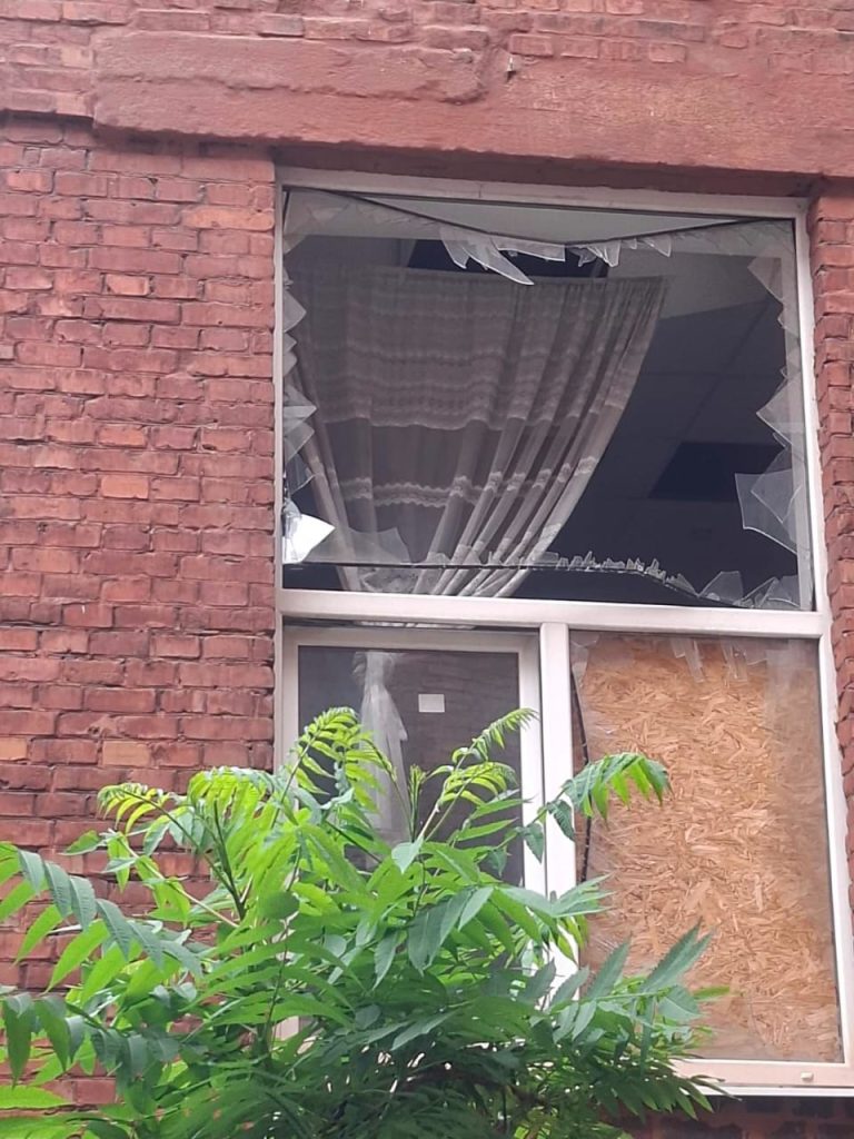 Коледж постраждав у Харкові внаслідок удару