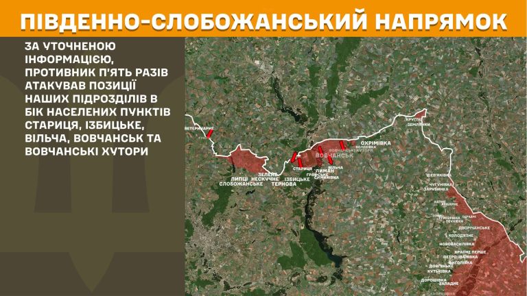На Харківщині окупанти за добу дев’ять разів намагалися прорватися