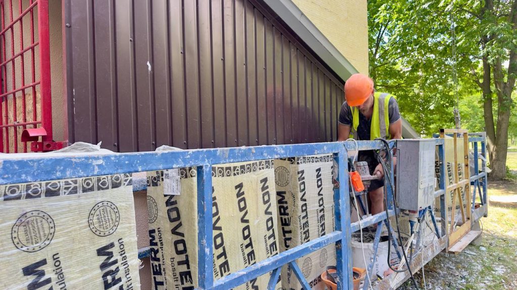 восстановление дома на Соборности Украины в Харькове