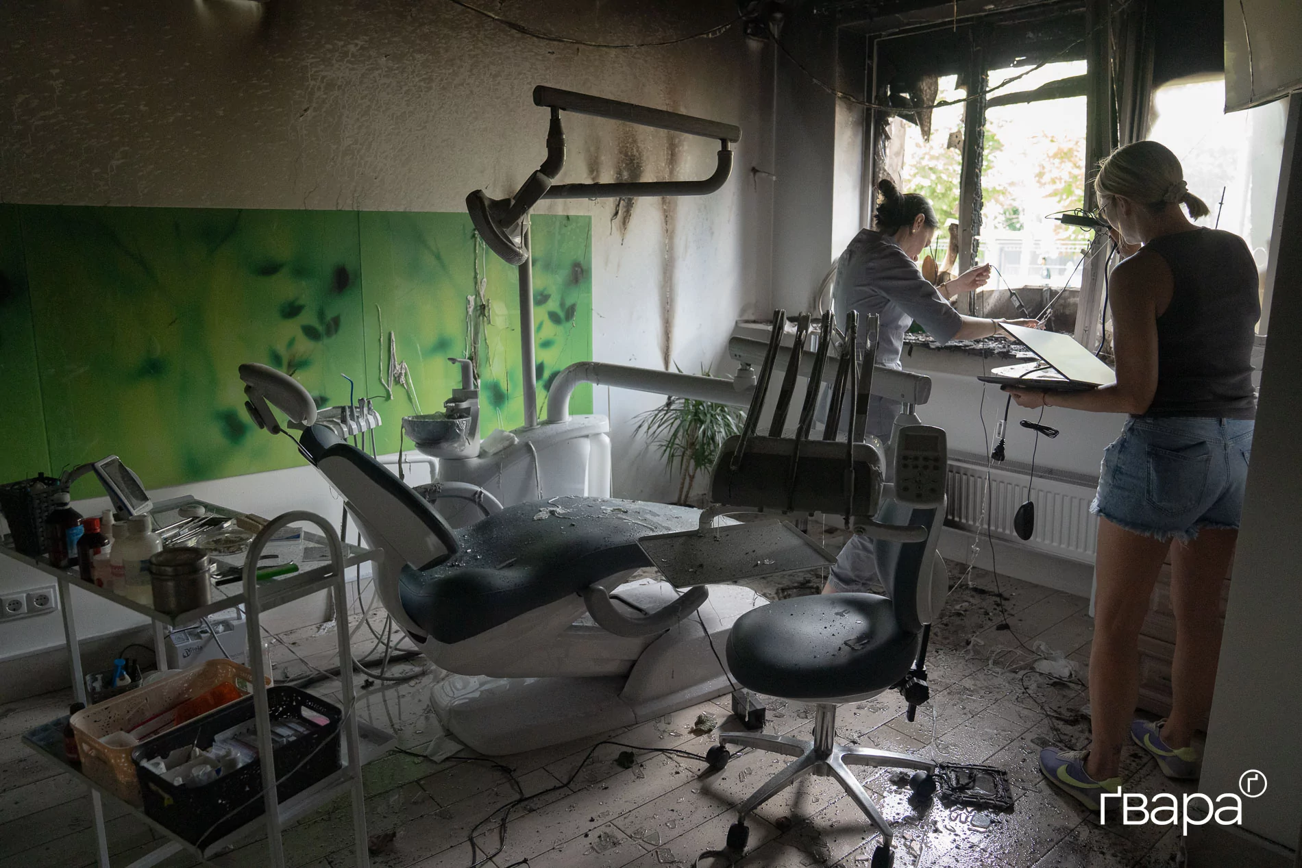 стоматологія індустріальний район обстріл пожежа