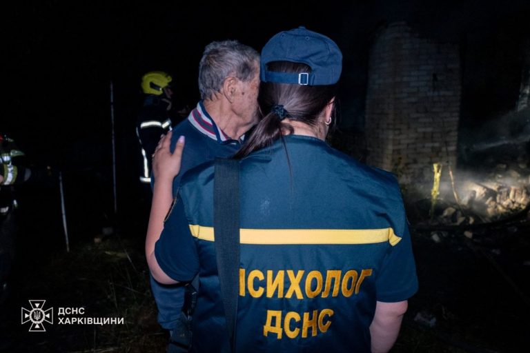 Пожежа в Харкові знищила будинок: ДСНС оприлюднила фото й деталі
