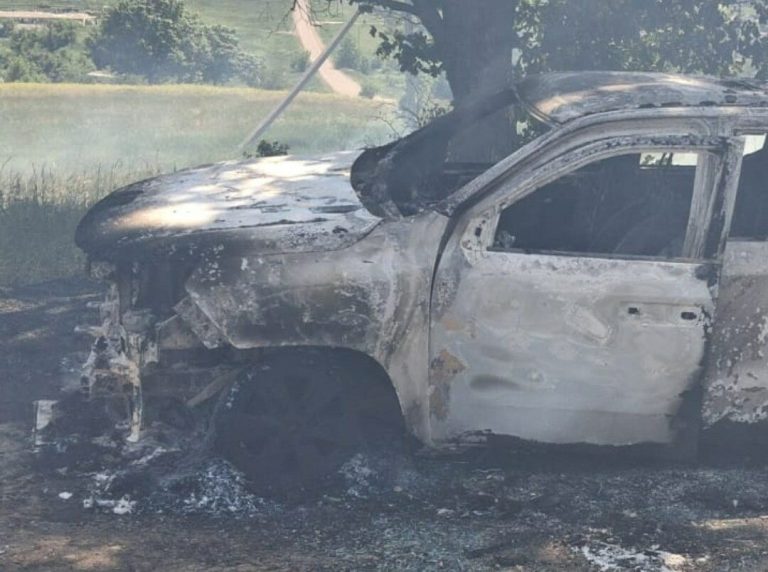 На Харківщині внаслідок удару дрона по поліцейському авто загинув вибухотехнік