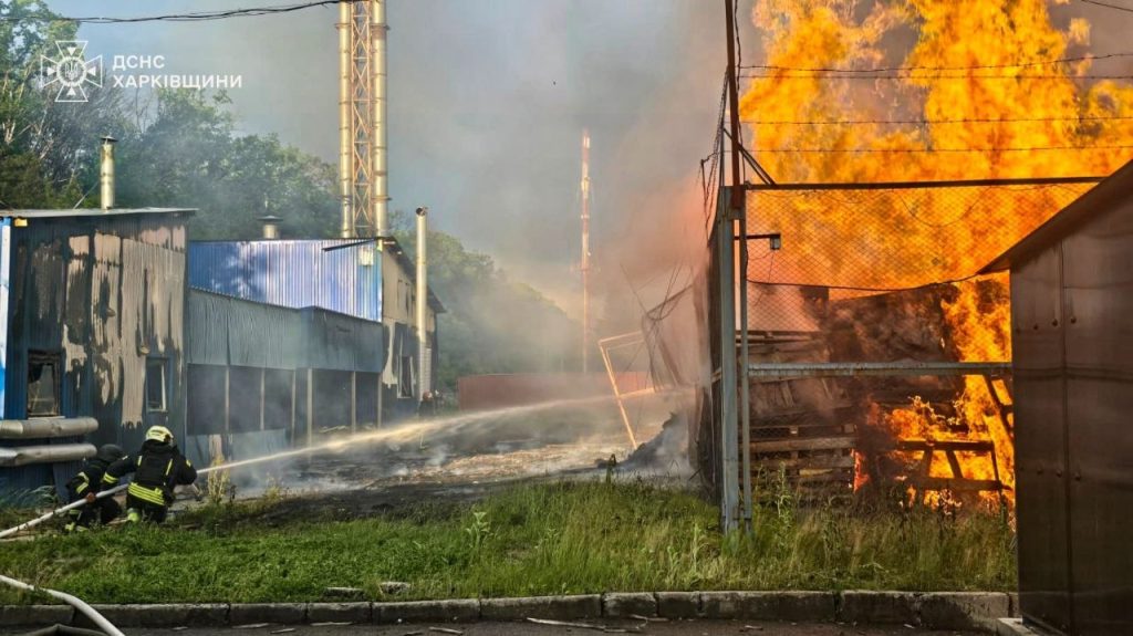 Вогонь на складі у Васищевому