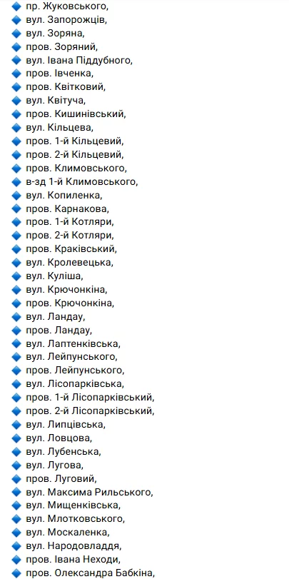 отключат свет в субботу в Харькове