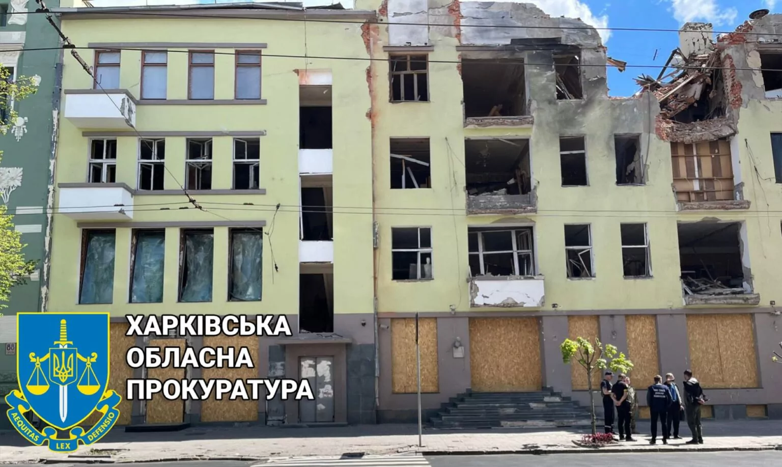 Зруйнований будинок «Вугілля»