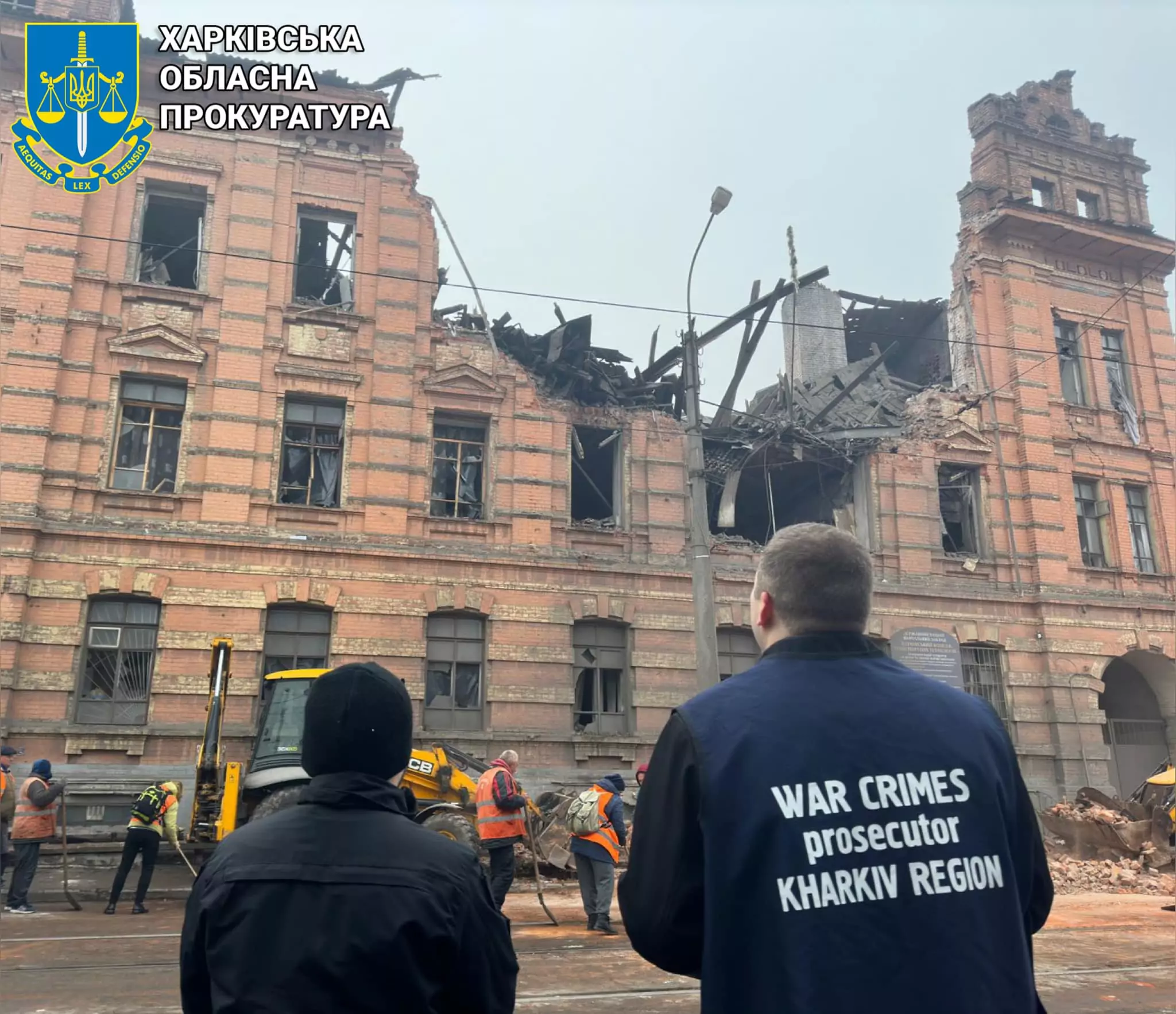 Будівля колишнього Заїківського училища зруйнована 3 листопада 2023 року