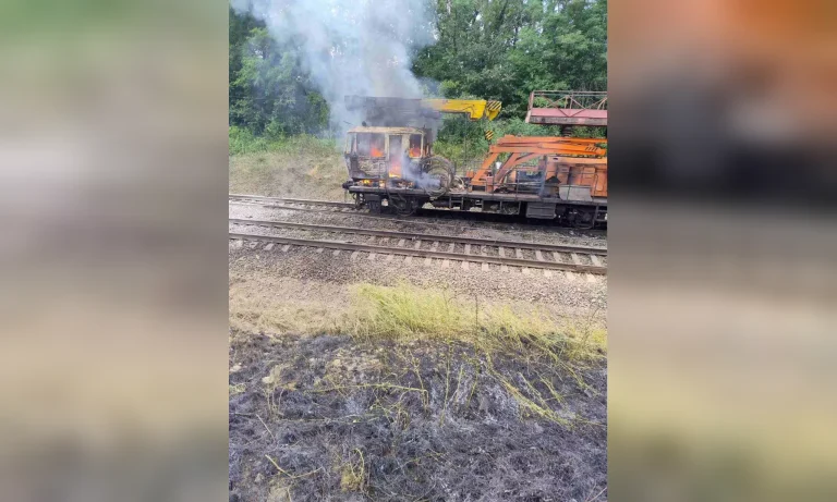 На Харківщині ворожий БпЛА атакував залізничний об’єкт — працівники встигли сховатися