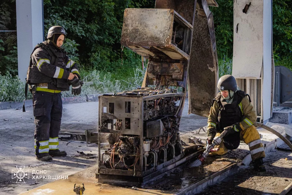 Обстріл АЗС у Харкові 7 липня