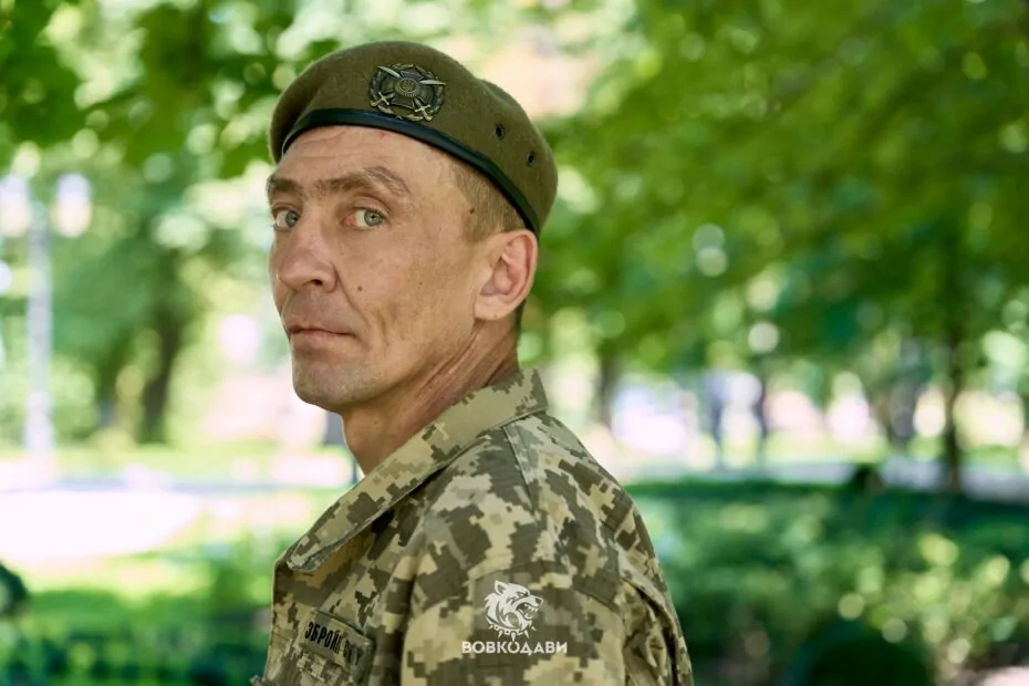 Володимир Савченко під час служби в 57-й бригаді