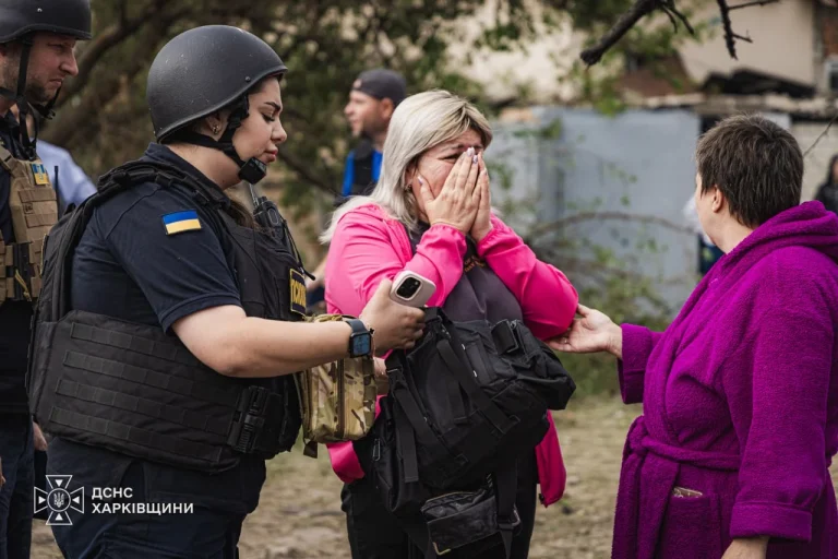 Поліція оприлюднила відео перших секунд після удару «бандеролі» по Харкову