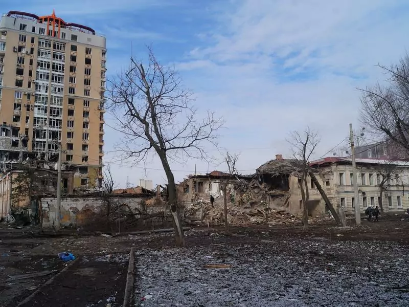 Зруйнований будинок Сорокіна