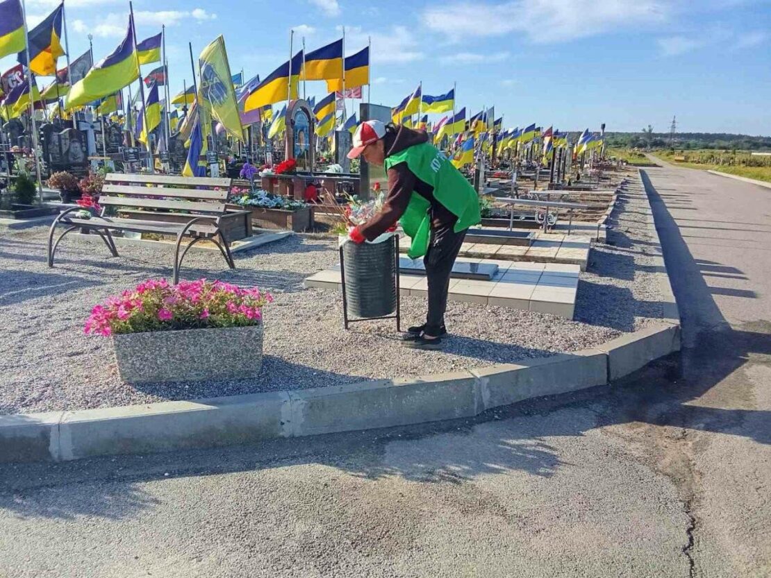 Впорядкована територія та меморіальні ділянки