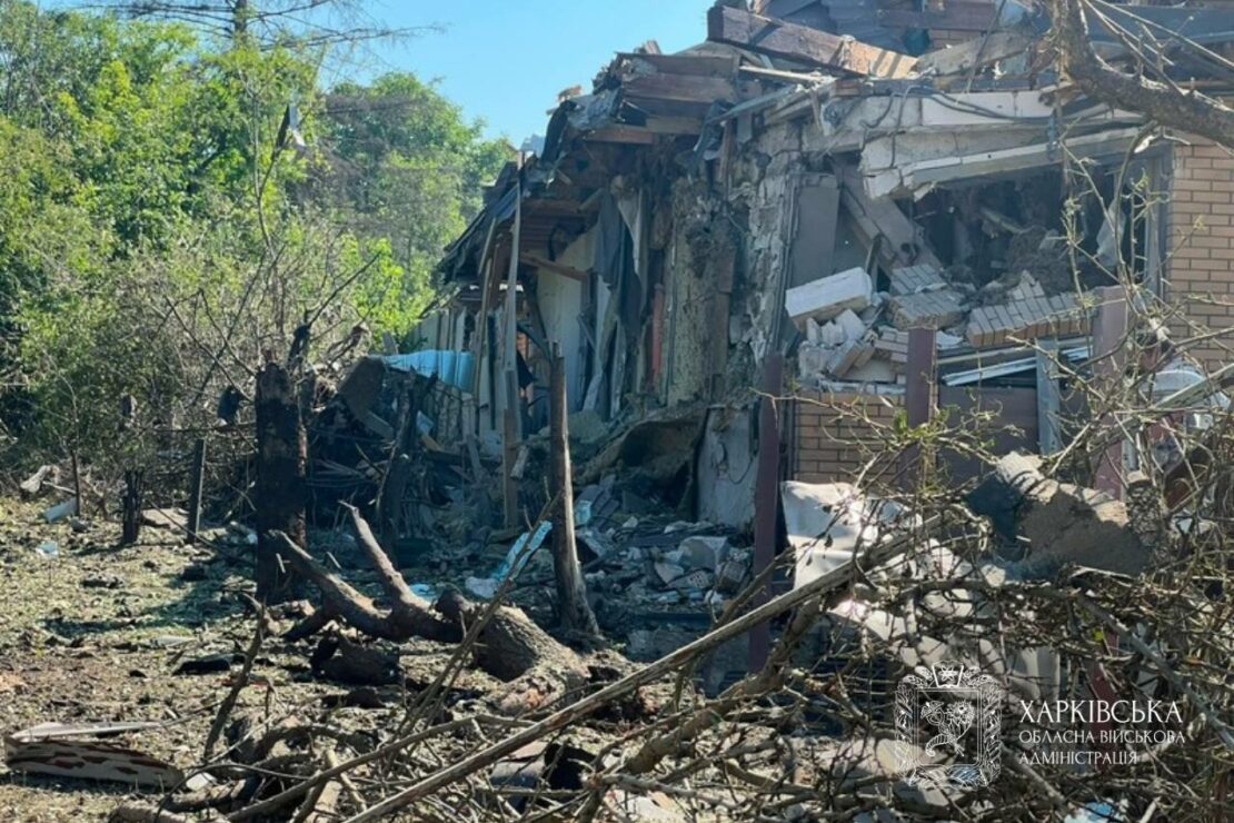 Наслідки обстрілу в Харкові