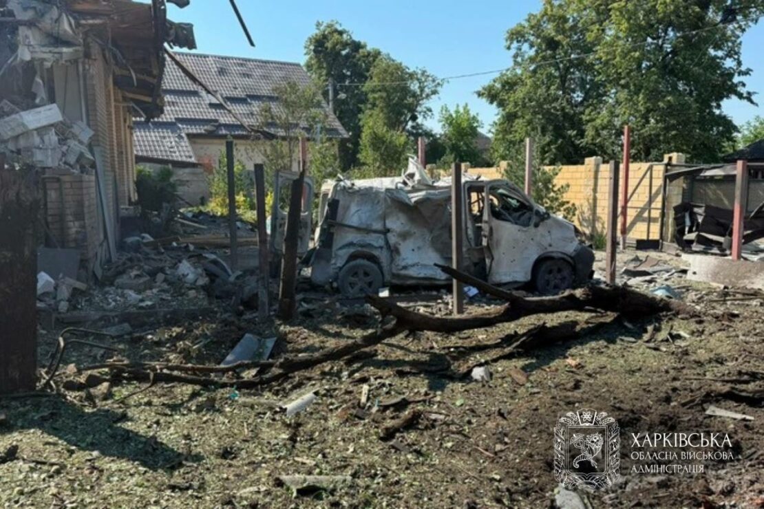 Наслідки обстрілу в Харкові